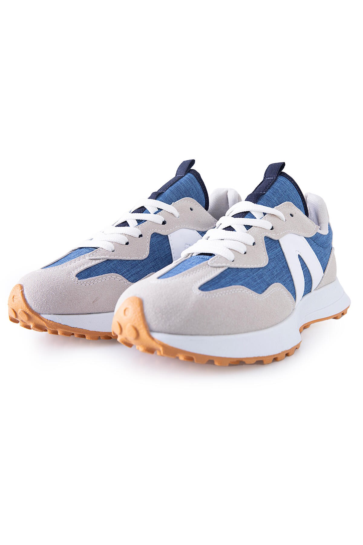 Bej Mantar Topuk Detaylı Bağcıklı Erkek Spor Ayakkabı - 89095