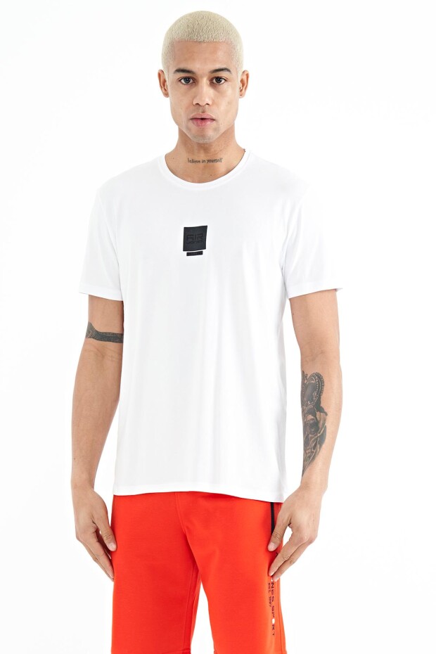 Bert Beyaz Standart Kalıp Erkek T-Shirt - 88210