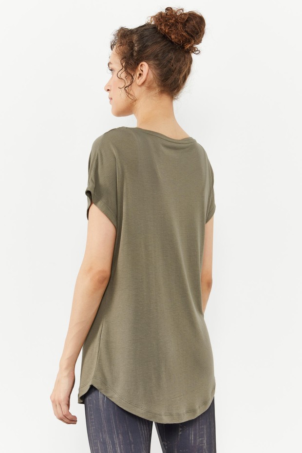 Çağla Basic Kısa Kol Rahat Form O Yaka Kadın T-Shirt - 97151