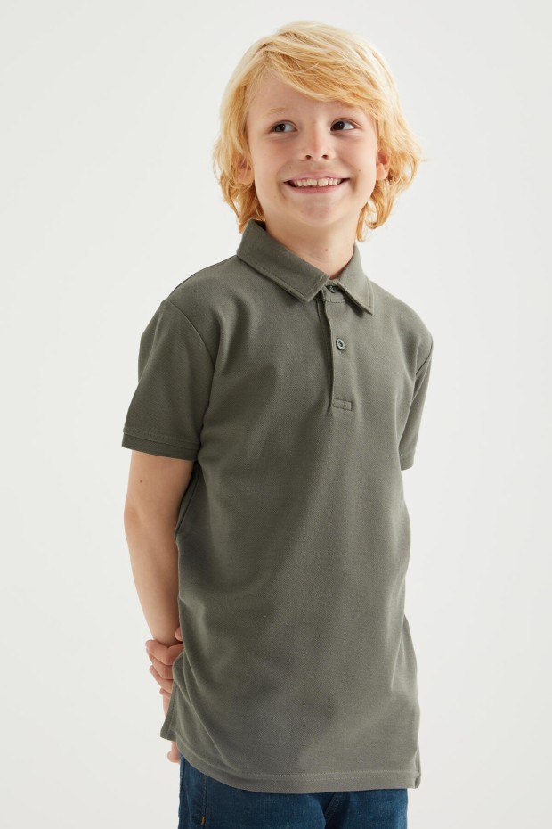 Tommy Life Çağla Klasik Kısa Kollu Polo Yaka Erkek Çocuk T-Shirt - 10962. 1