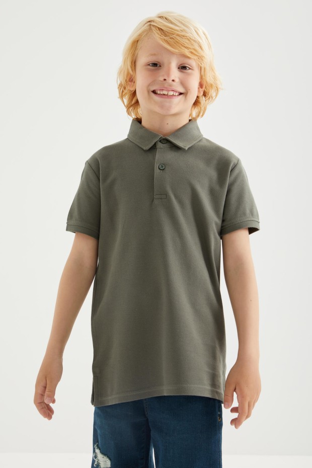 Tommy Life Çağla Klasik Kısa Kollu Polo Yaka Erkek Çocuk T-Shirt - 10962. 7