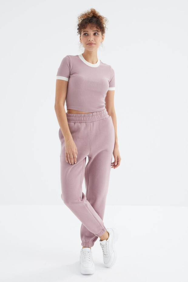 Tommy Life Gül Kurusu Yüksek Bel Rahat Form Basic Jogger Kadın Eşofman Alt - 94624. 3 Tommy Life Gül Kurusu Yüksek Bel Rahat Form Basic Jogger Kadın Eşofman Alt - 94624. 3