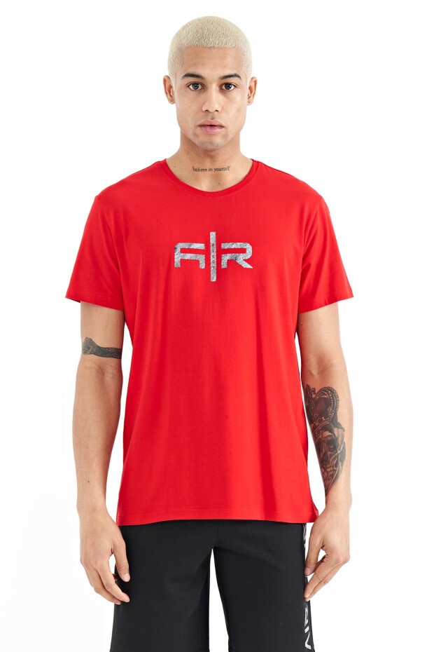 Boris Kırmızı Standart Kalıp Erkek T-Shirt - 88206
