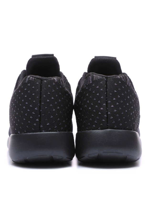 Siyah File Detaylı Bağcıklı Erkek Spor Ayakkabı - 89047