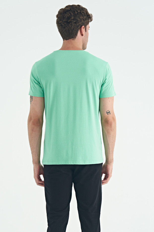 Elvis Su Yeşili Standart Kalıp Erkek T-Shirt - 88218