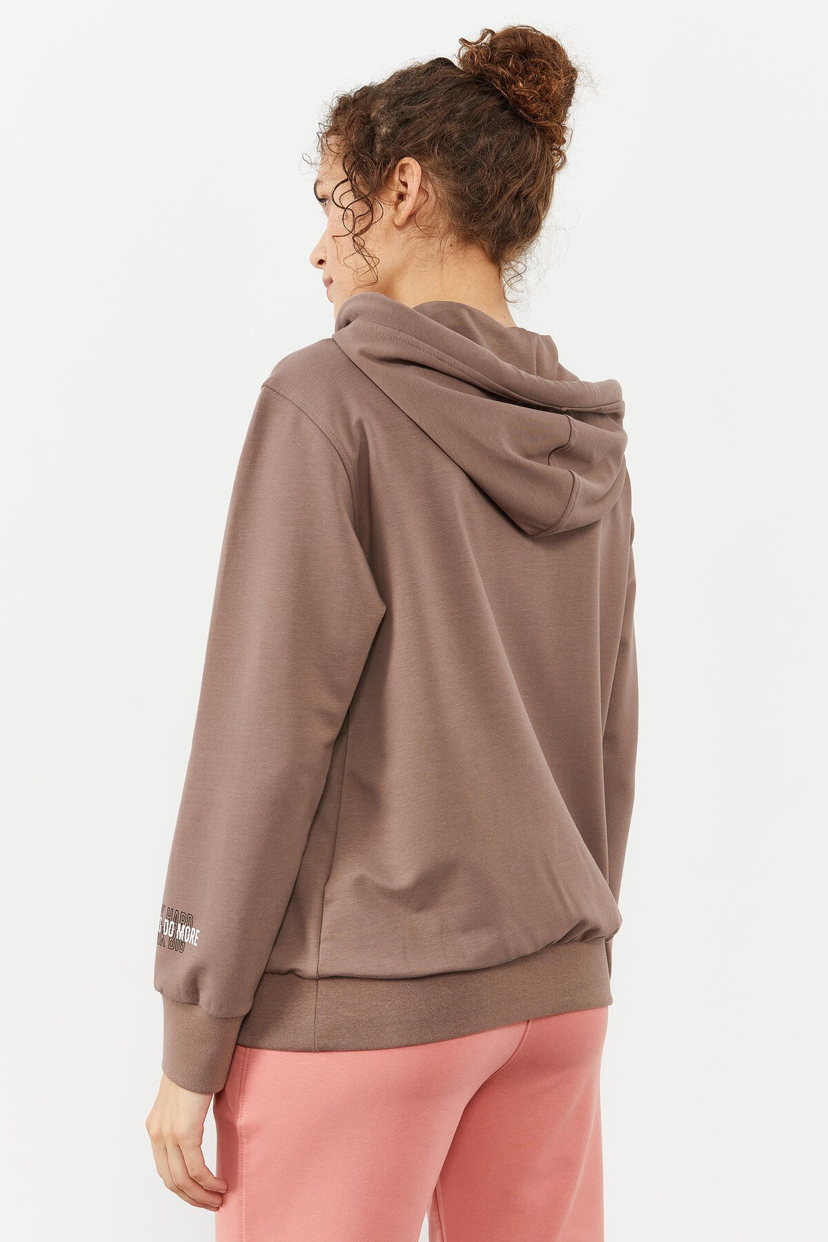 Toprak Dört Renk Bağcıklı Kadın Oversize Sweatshirt - 97157
